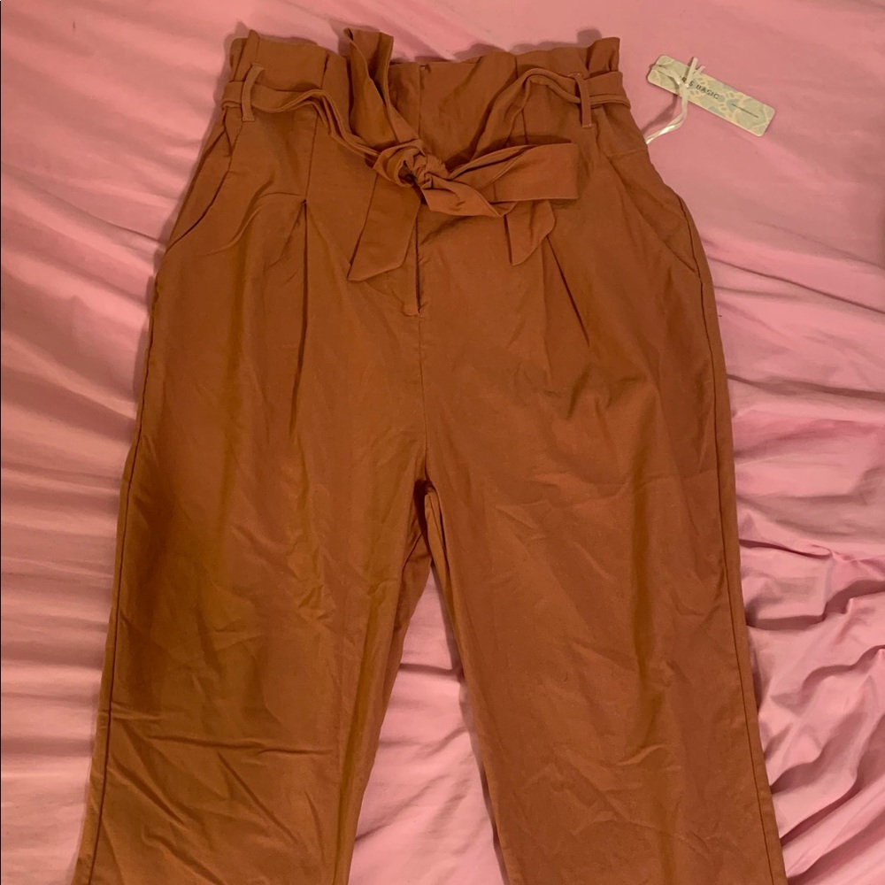 SOLD Iris Large Paperbag Tie Front NWT super Stretchy